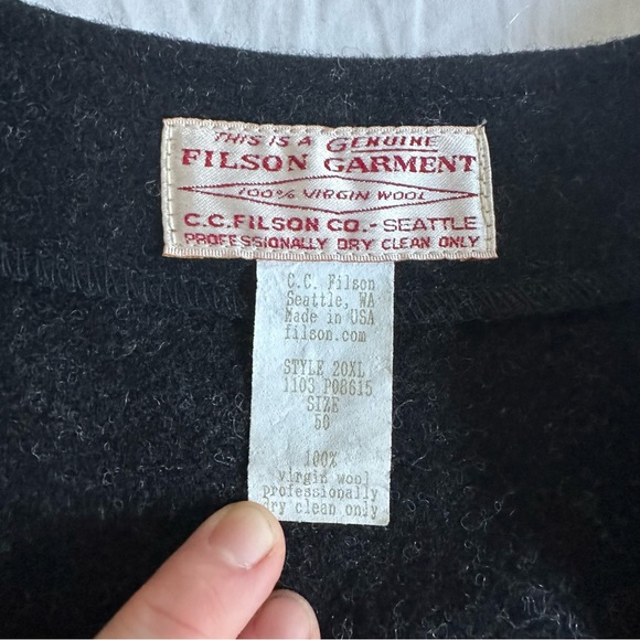 Filson Wool Mackinaw Vest - Picture 3 of 10